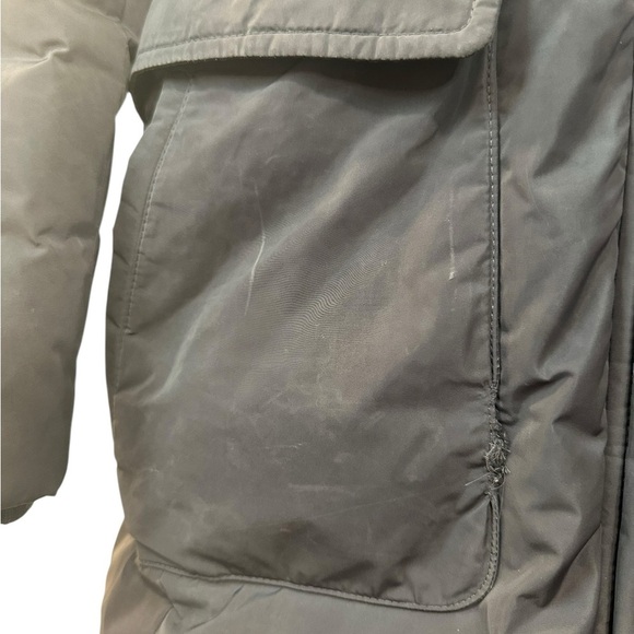 Theory | Womens Down Fill Parka Coat | Real Fur | Luxury | Winter Coat | Size S - Picture 3 of 10